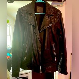 All Saints Leather biker jacket